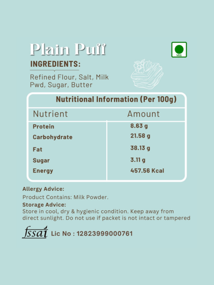 Naturelle (Plain) Puff
